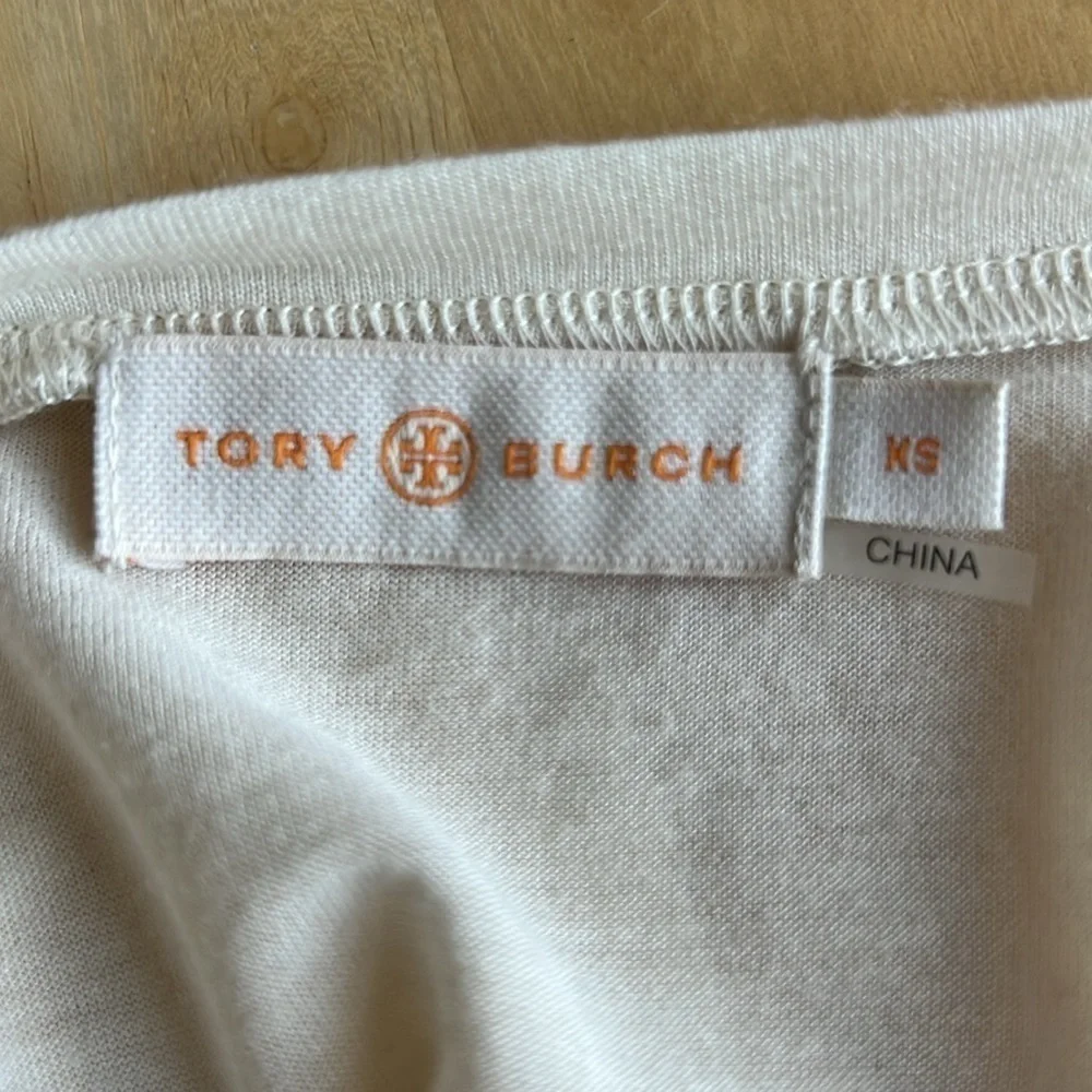 Tory Burch Roanan Kyoto Red Floral Butterfly Silk Wool Two Tone Top